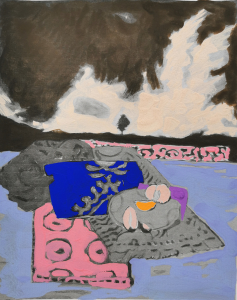 vie intérieure des choses I- variation 4 - encre pigmentée et gouache